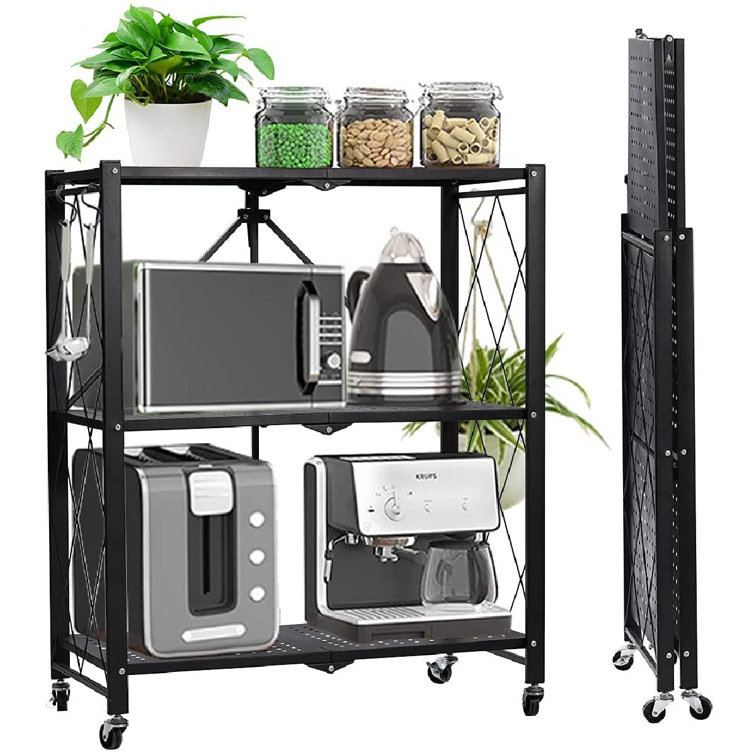 Rebrilliant Bleechington 27'' Steel Standard Baker's Rack with